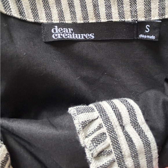 Dear Creatures Striped Petticoat Button Dress - Picture 4 of 10